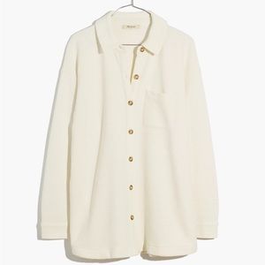 Madewell Textural Knit Shirt Jacket